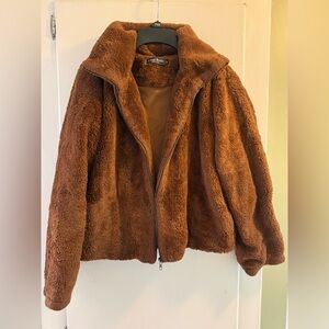 Cozy Brown Teddy Jacket
